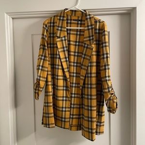 Plaid Blazer